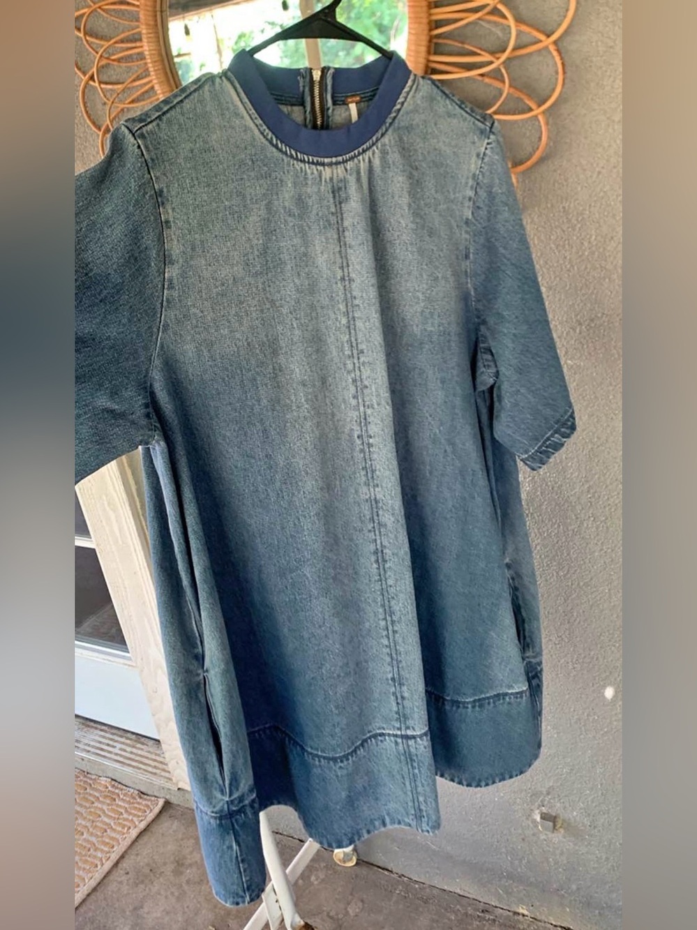 Free People Harlow Mini Dress - Blue - Picture 5 of 6